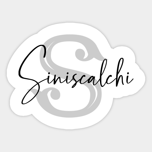 Siniscalchi Second Name, Siniscalchi Family Name, Siniscalchi Middle Name Sticker by Huosani